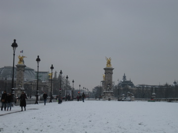 Alexandre III in the snow